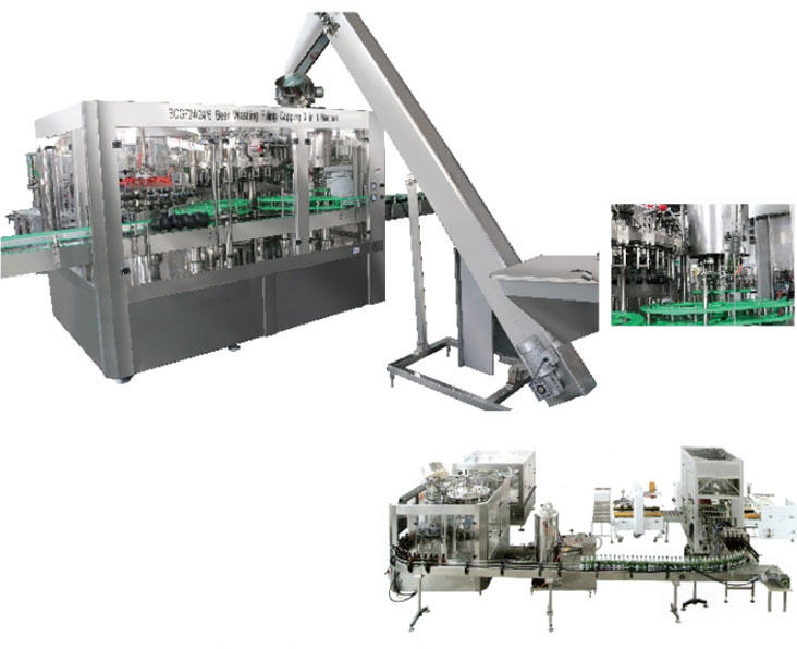 玻璃瓶啤酒生產(chǎn)線